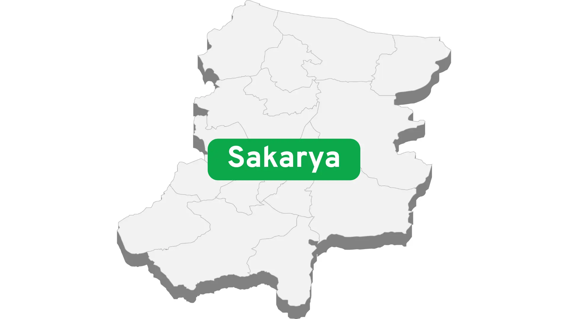 Sakarya İlçeleri Haritası